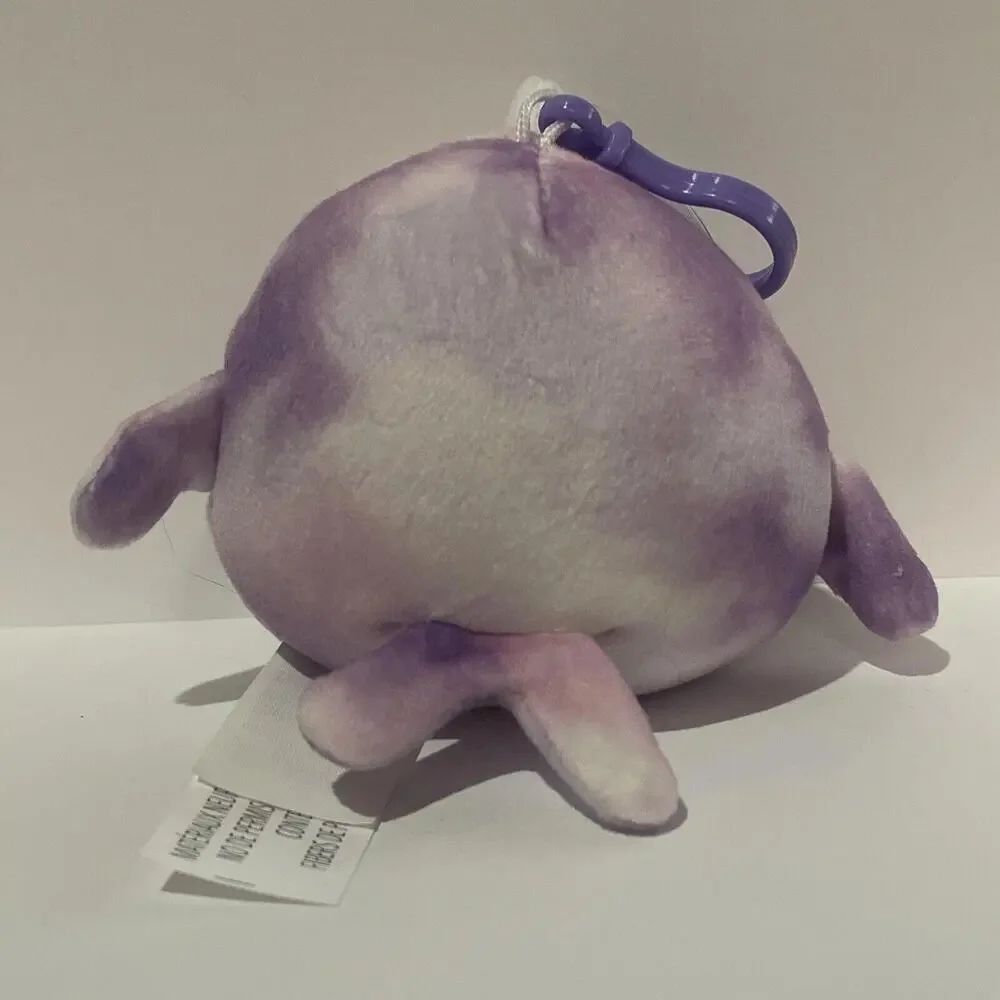 NEW 3.5” “Nabila the Narwhal” Kellytoy Squishmallows Plush Clip-On!